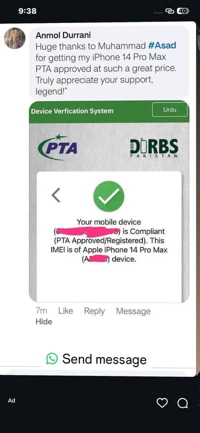 PTA aproved lifetime garentee service discount rates available only10k