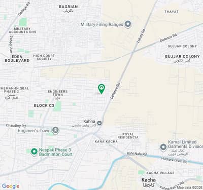 1 Kanal Corner Facing 50 Feet Road with Park Near Mosque Hot Location Plot For Sale In IEP-Engineers Town Block E5