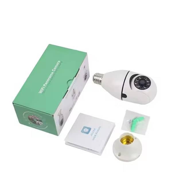 WiFi Security Bulb Camera 360° 1080P V380 Pro – E27 CCTV COD Available