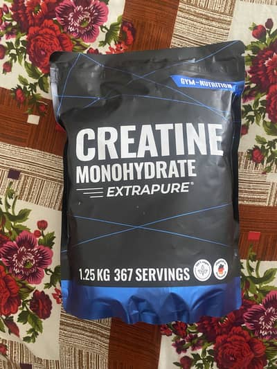 Gym Nutrition Creatine Monohydrate 1.25KG (367 Servings)