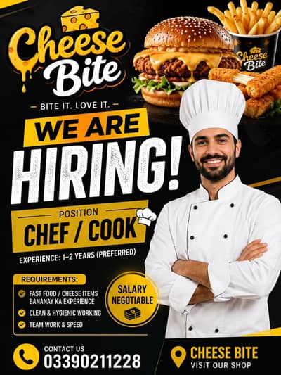 cook your future with cheese bite