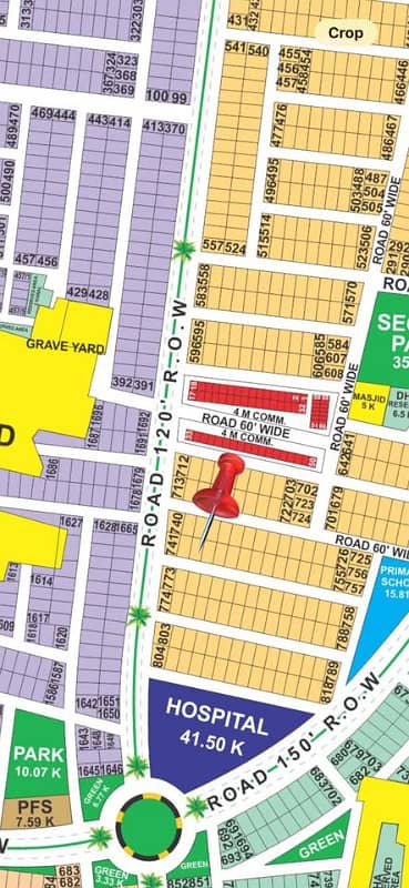 DHA Phase 9 Prism Sector G 1 Kanal Poss Plot Hot Deal