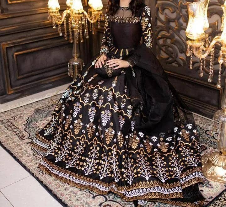 Black printed Maxi 0