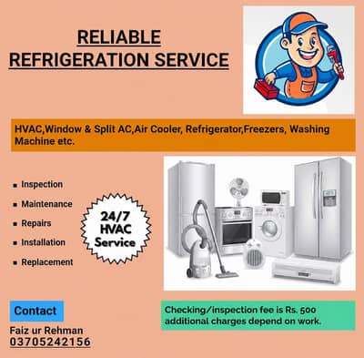 AC Installation, Gas Filling & Fridge Repair Service