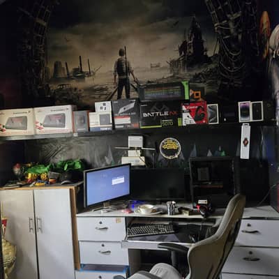 nrand new pc with ryezen7800x3d invidia 5070 gaming card battle nx