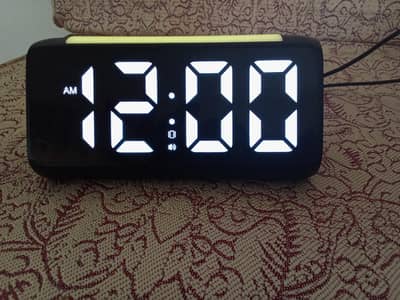 Digital Multicolour Clock with bed shakir
