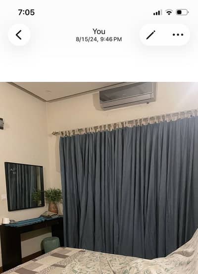 Long length curtains very good condition