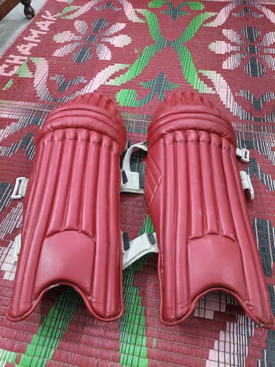 left handed AJ original batting pads