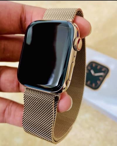 Apple Watch Series10 46MM Gold Titanium Saphhire Crystal BH100% 10/10