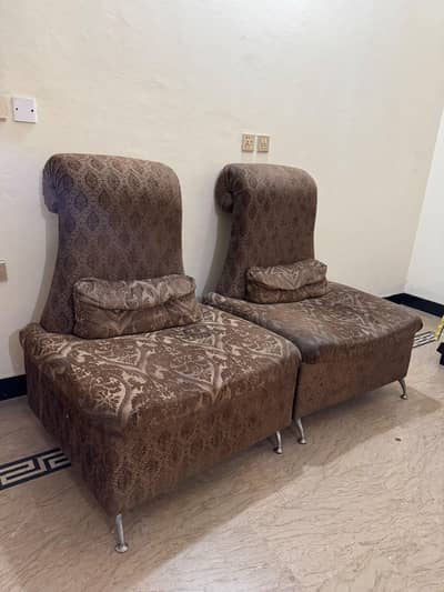 1 Dewaan and 2 Sofas