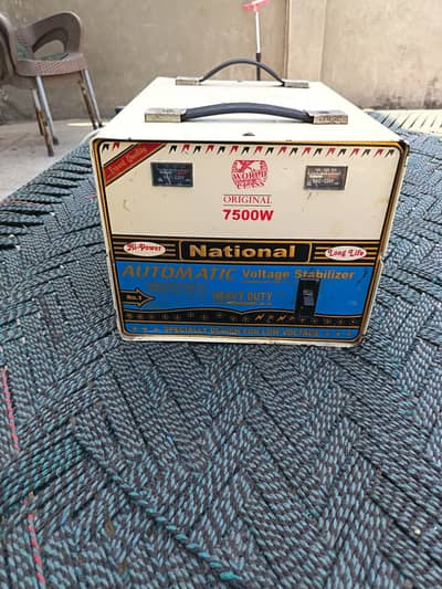 7500 Watt Automatic Voltage Stabilizer. National ka h