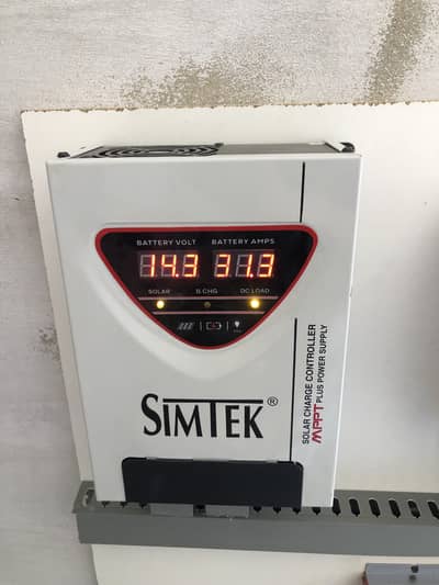Simtek dc king 70amp mppt and 5000w Alkaram inverter