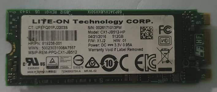SSD for Laptops, New and used. READ DESC for detail. 512,500,250,256
