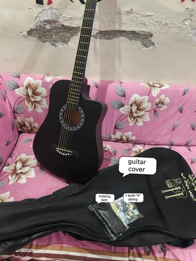 acoustic guitar for sale only 2 week used "urgent sale"