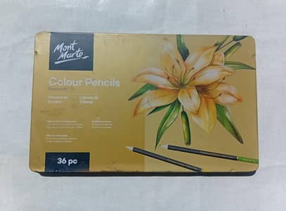 Mont Marte Premium Colour Pencils Set - 35pc (Used condition)