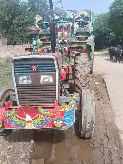 Tractor Massey 260 with trali satar brothers urgent sale