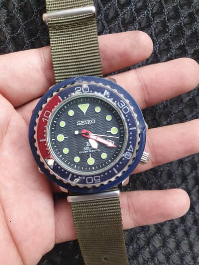 seiko solar diver watch mens wrist watch