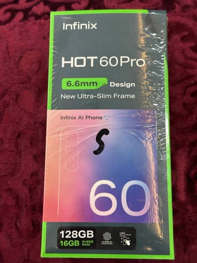 Infinix Hot 60 Pro 8GB/128GB PTA Approved