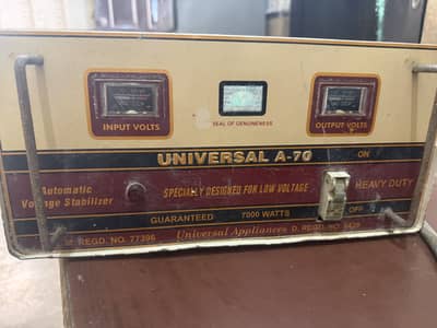 UNIVERSAL stablizer A70 special heavy duty 7000 watts