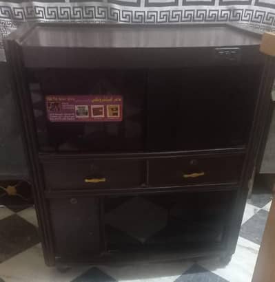 tv trolley made of chipboard