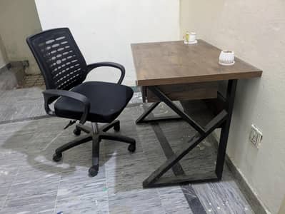 A Model Chair & K Shape Table