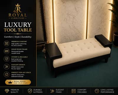  Luxury Wooden Bench Sofa | Premium Quality | Royal Furniture 