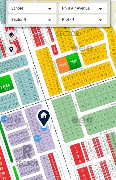 DHA Phase 8 Ex Air Avenue Sector R 2 Kanal Plot For Sale Hot Deal