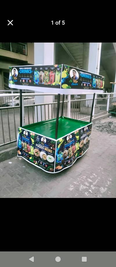 food cart rehri sale 4 wheel New