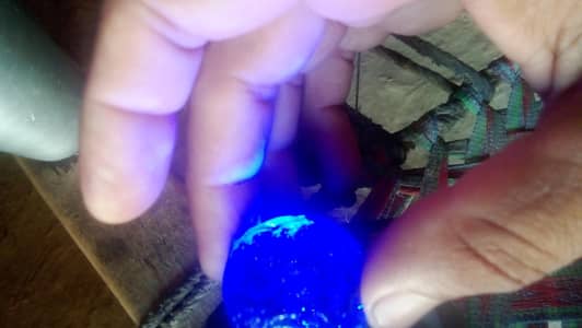 `375 Carat Natural Neelam Stone Blue Sapphire Untreated`