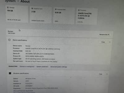 Intel core i5 4Gen with 2GB Graphics Card