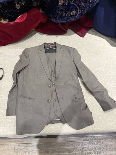 3 piece Pant Coat Set For sale 32 waist focus brand