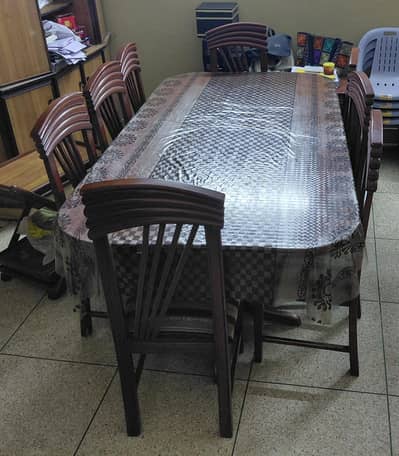 8 Seater Solid Sheesham Wood Dining Table For Sale