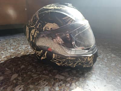smk twister helmet with blutooth device included