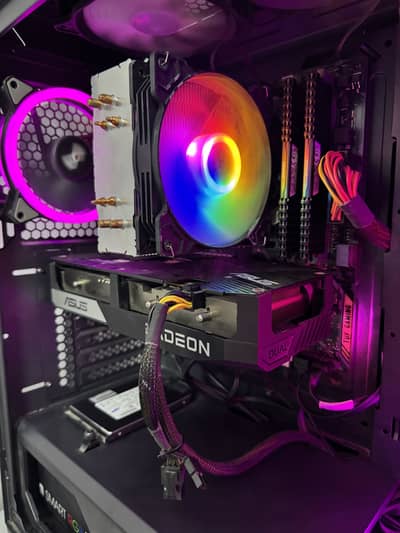 Gaming Pc Ryzen 5 3600 , b450m , Rx 6600xt 8gb ,16 gb ram 3600mhz