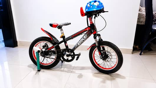 CF Bike Cycle with helmet and air pump. Just like New