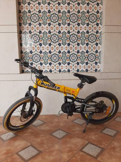 HUMMER BICYCLE YELLOW SIZE 20