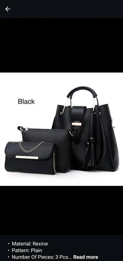 Blue raxin handbag