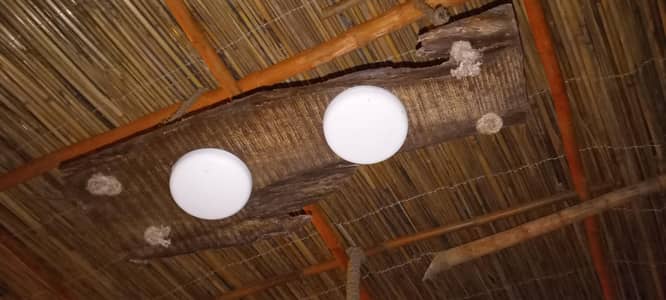 Rustic Wooden Ceiling Light Fixture – Handmade Decorative Lamp