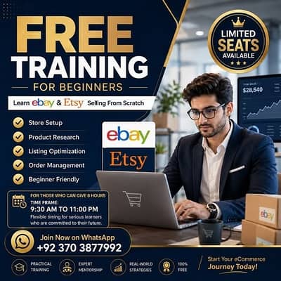 Join Free eBay Training Program | Limited Seats