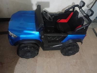 kids electric jeep with remote 5 motar and chargable