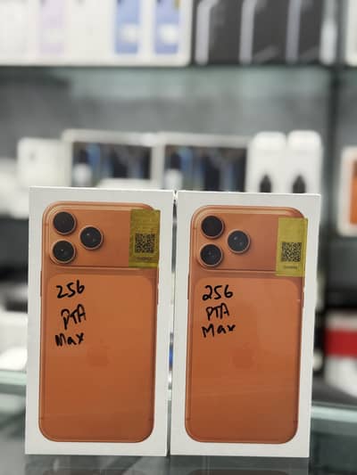 IPHONE 17 PRO MAX 256 GB PTA APPROVED ORANGE BOX PACK