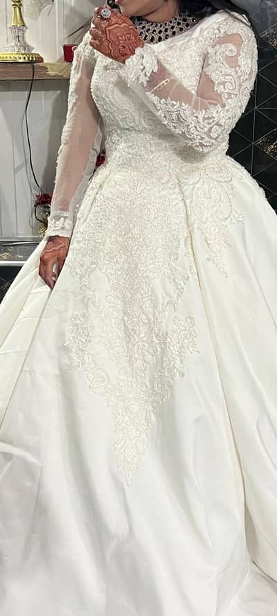 Turkish bridle maxi dress embalish handwork one time uses 03114188153