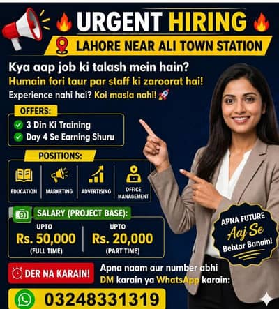 20 Matric Pass Employee Need For Advertising Department