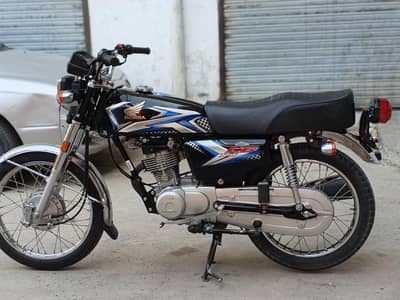 Honda Cg 125 Black 2025 Model