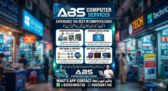 Computer services and Repairing