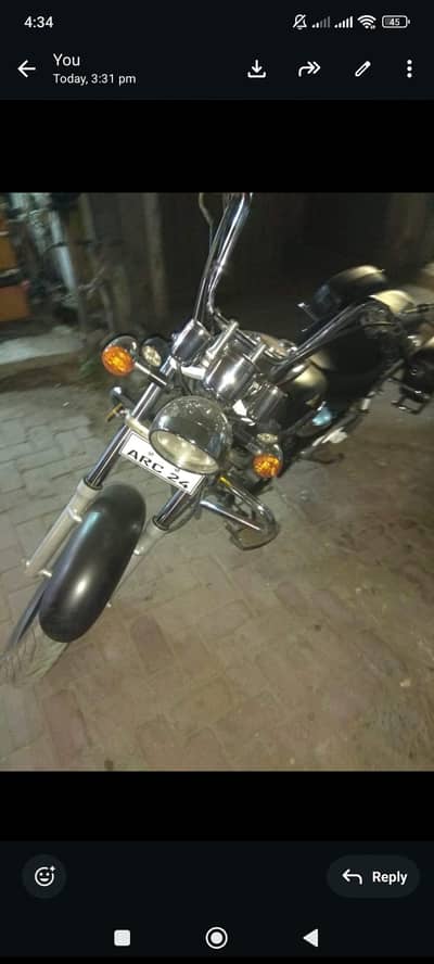 Choper bike Dayun 150cc