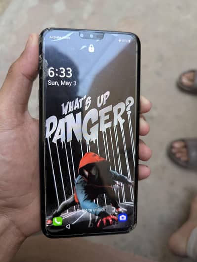 LG V50 ThinQ 5G - Cracked Glass, But Fully Functional Touch