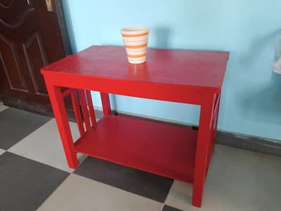 wooden table