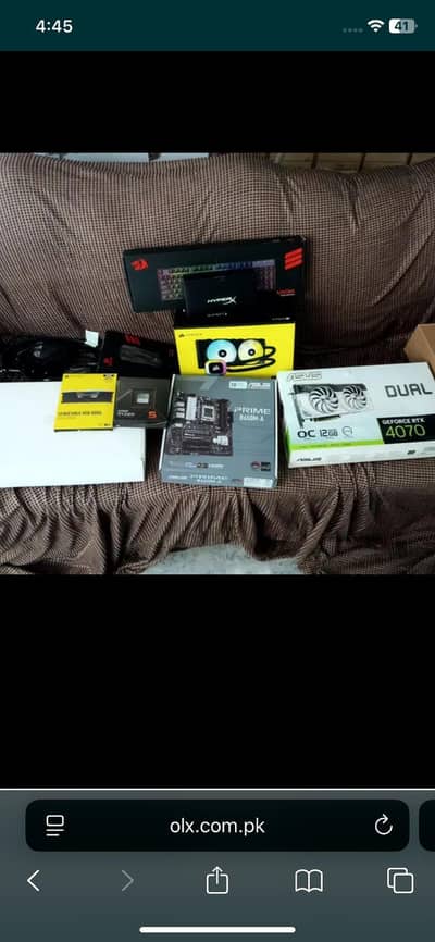 PREMIUM WHITE AM5 GAMING PC RYZEN 5 7600X +RTX 4070 12GB + 32GB DDR5