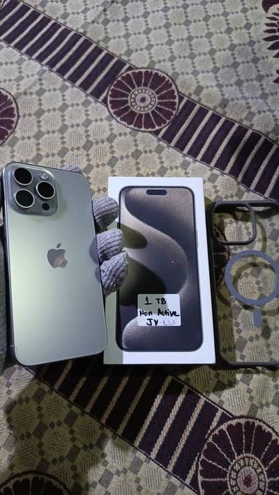 15 pro max jv 1tb Natural titanium 10/10